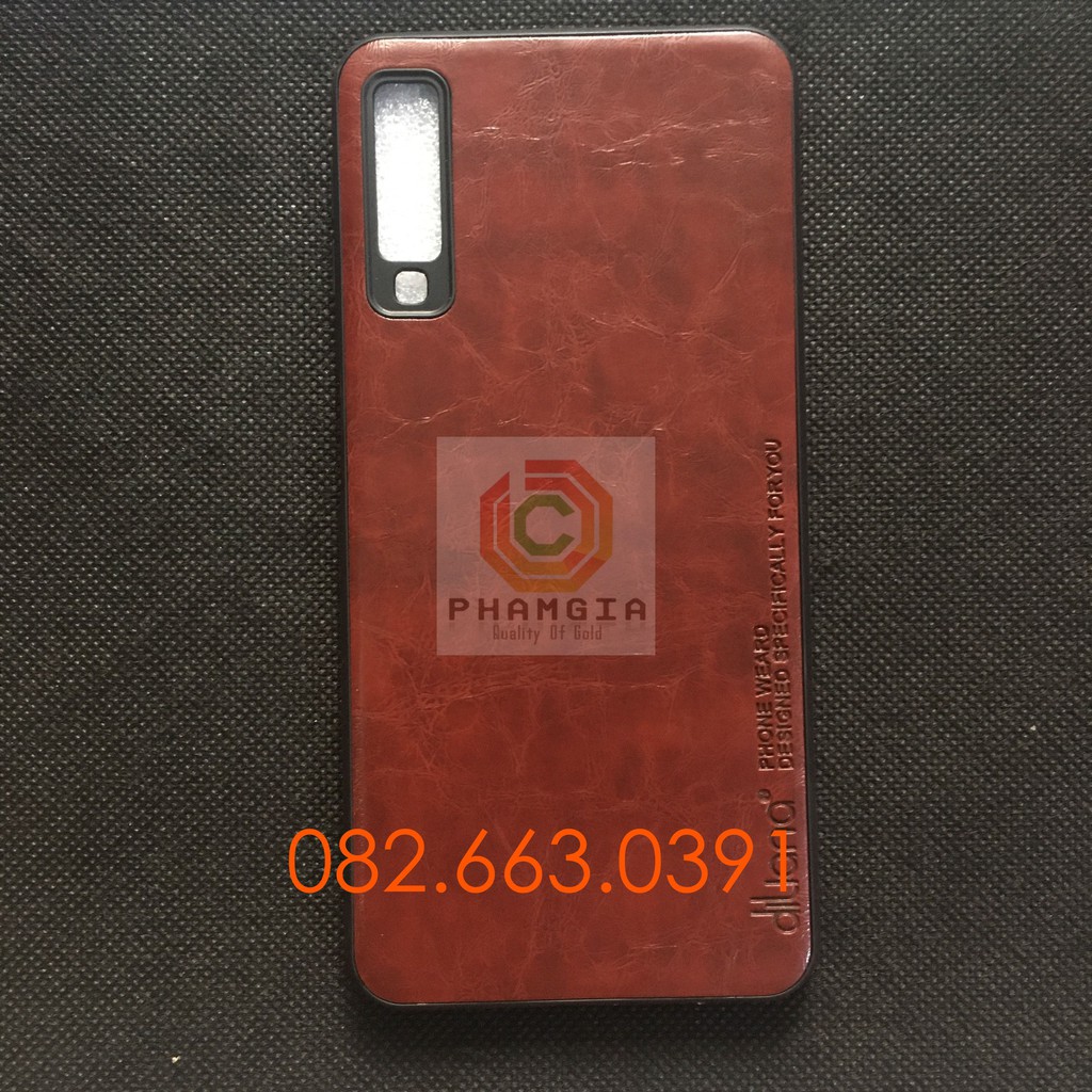 Ốp lưng da Samsung A7 2018/ A750 chất da sang trọng