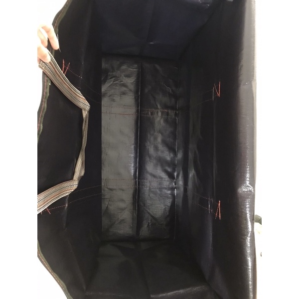 Số 4: 65 x 40 x 50cm-Túi bạt nhựa đựng quần áo chống nước, đựng đồ loại xanh rêu