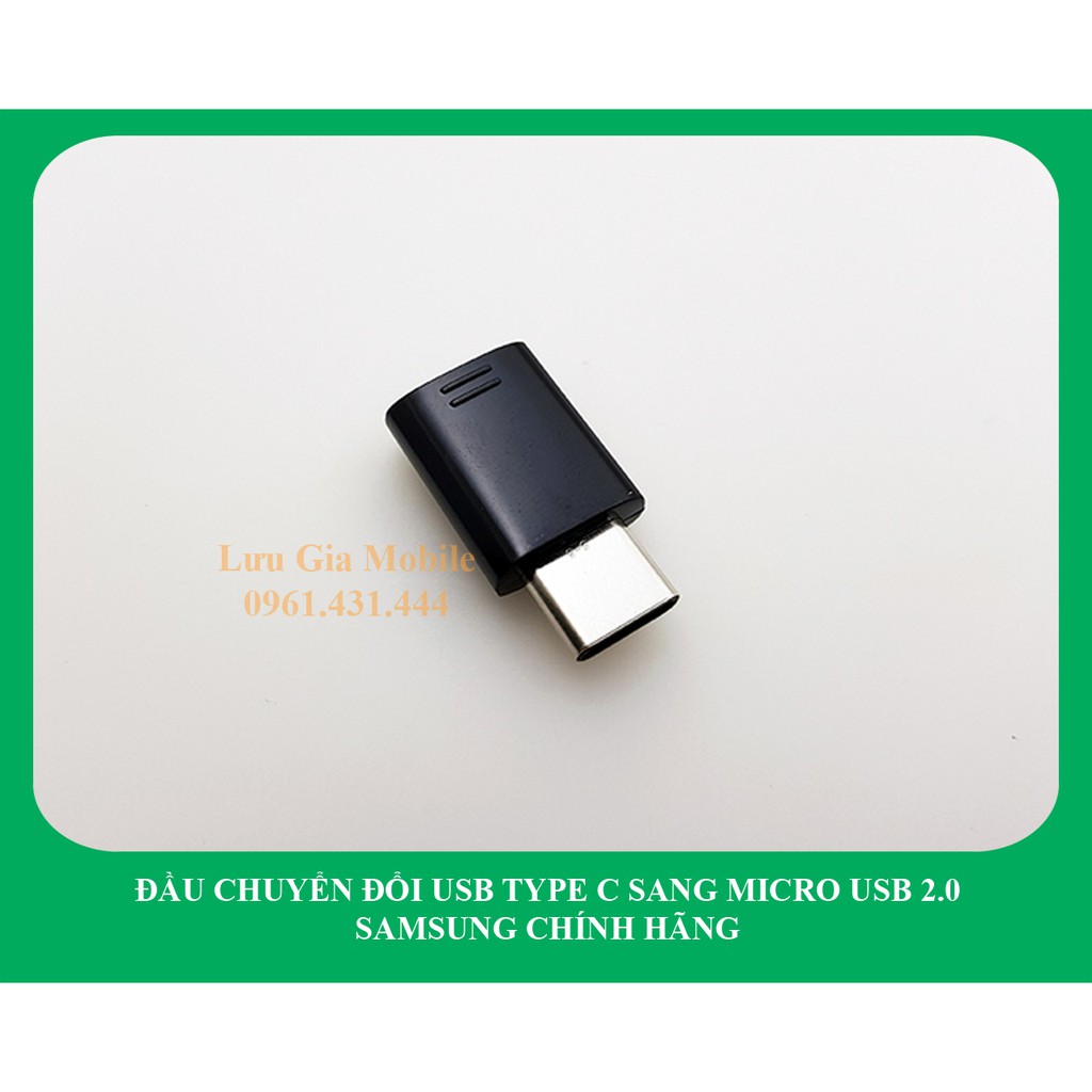 Đầu chuyển đổi USB Type C sang Micro USB 2.0 Samsung Galaxy S9 chính hãng G960