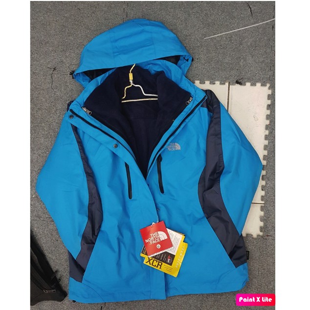 Áo khoác Gió 3 lớp The Northface Chống thấm nước 100%. lớp 3 lót nỉ tháo rời hàng VNXK hải quan đầy đủ