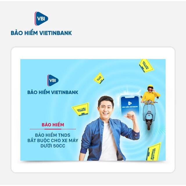 Toàn quốc [Evoucher] Bảo hiểm TNDS bắt buộc xe máy dưới 50 cc trị giá 60.500 VNĐ
