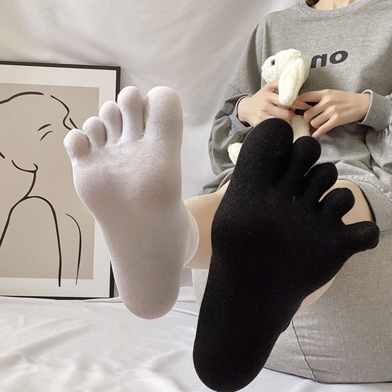 XIXI Tất Cotton Xỏ Ngón Đính Đá Thời Trang Cho Nữ