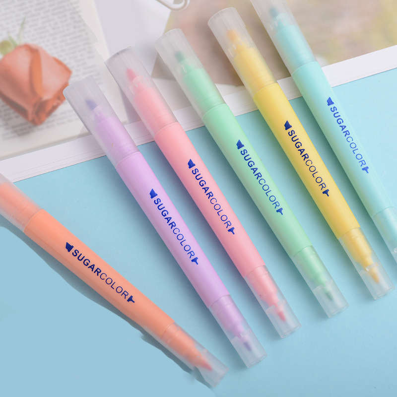 Bút Dạ Quang HighLight Nhiều Màu Cho Học Sinh/Văn Phòng Sugar Color ST476