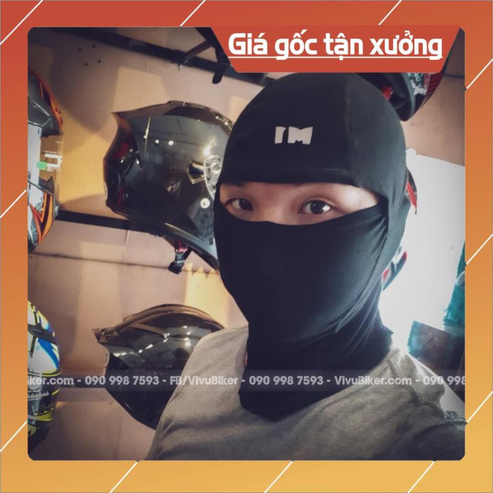 [Giống ảnh] Khăn trùm đầu Ninja M1 cao cấp form may Thái Lan siêu co giãn 4 in 1