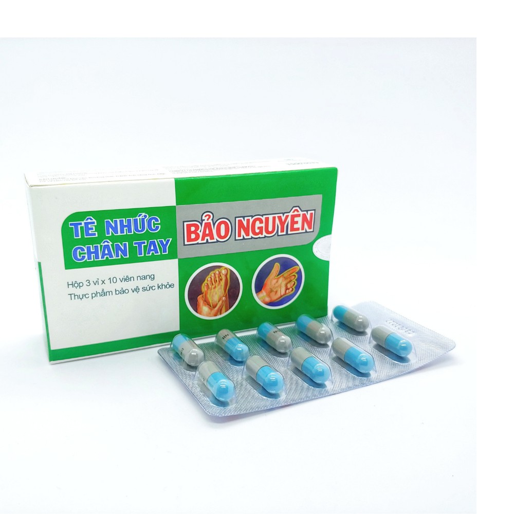 Viên uống tê nhức chân tay Bảo Nguyên Sắc Ngọc Khang Hộp 30 Viên