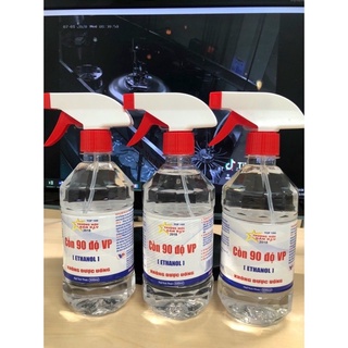 Cồn xịt sát khuẩn 90 độ VP 500ml/1000ml (có vòi xịt)