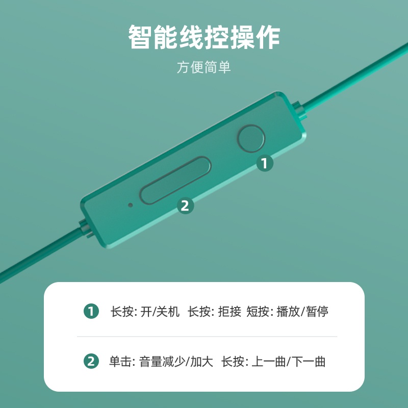 Tai nghe thể thao ZH580 - Pin 100 tiếng - Bluetooth 5.2