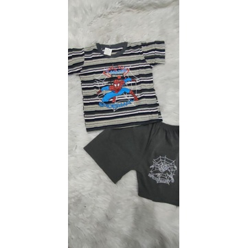 Bộ tay ngắn quần đùi thun cotton 4 chiều cho bé size đại