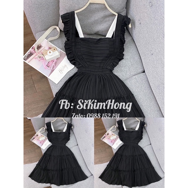 ĐẦM CÁNH TIÊN THIẾT KẾ 2 LỚP MÀU TRƠN _Mã 750 (Ảnh shop chụp thật 100%) | BigBuy360 - bigbuy360.vn