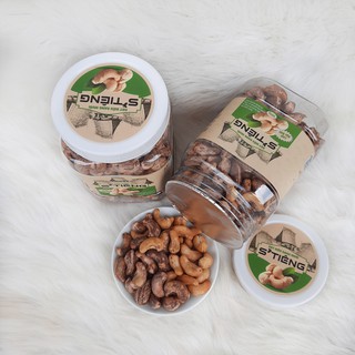 HẠT ĐIỀU RANG MUỐI TRẮNG CÒN VỎ LỤA NGUYÊN HẠT Bình Phước - đồ ăn vặt