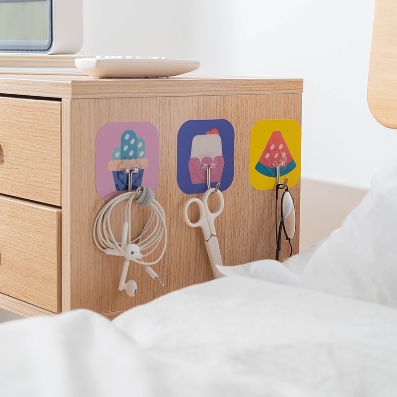 Giá Đỡ Treo Tường Thiết Kế Không Cần Khoan Lỗ Đa Năng Tiện Dụng Cho Nhà Bếp/ Nhà Tắm