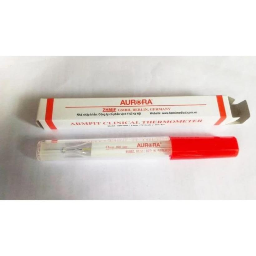 Bộ 5 chiếc nhiệt kế thủy ngân đo nhiệt độ cơ thể AURORA (Đức)