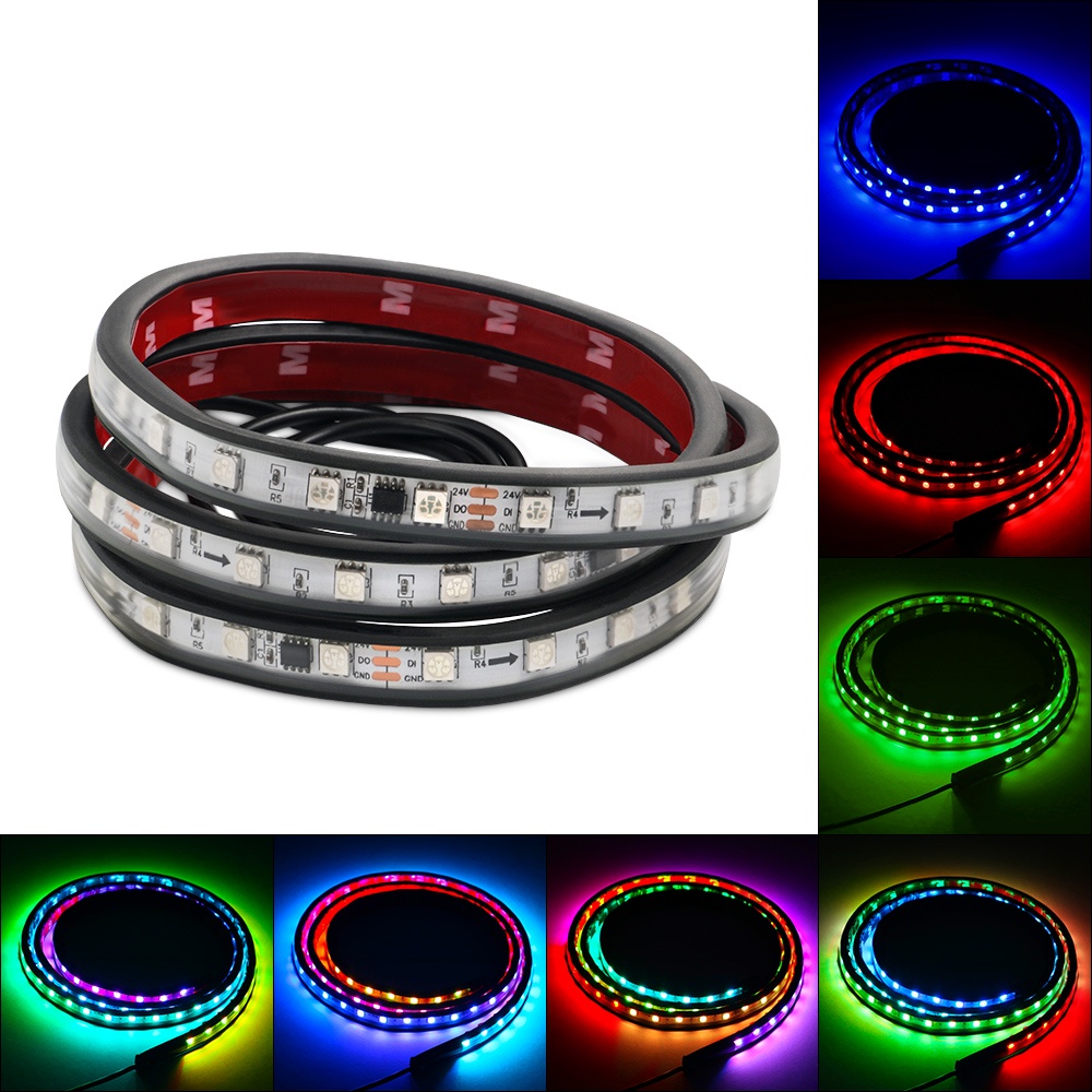Dây Đèn LED Cảnh Báo 24V Nhiều Màu Trang Trí Xe Hơi Xe Tải
