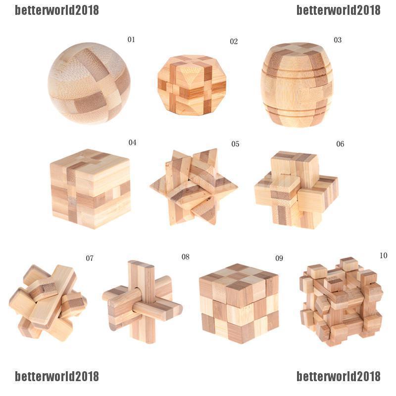 Bộ Đồ Chơi Khối Gỗ 3d Rèn Luyện Trí Thông Minh Cho Bé
