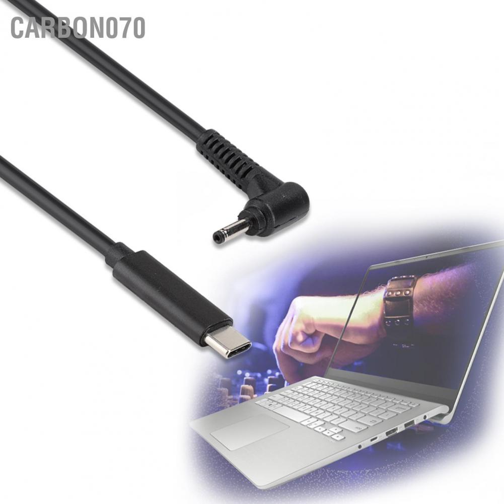 Hàng Sẵn  Dây cáp sạc TYPE ‑ C Male To DC 3.0mm X 1.0mm adapter cho laptop Acer / Samsung Ultrabook【Carbon070】