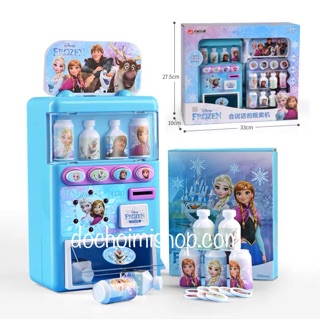 Ảnh thật ❄️ Máy Bán Nước Tự Động Dùng Pin Frozen Elsa Anna ❄️ 2 Mẫu