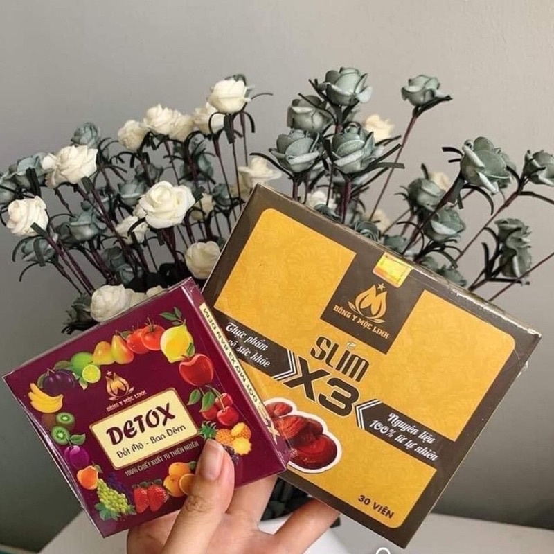 Giảm cân đông y X3 tặng 15v detox ban đêm - HÀNG CHÍNH HÃNG