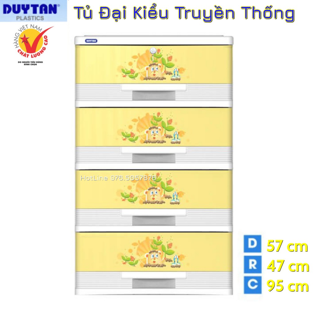 TỦ NHỰA DUY TÂN ĐẠI KIỂU VÀNG