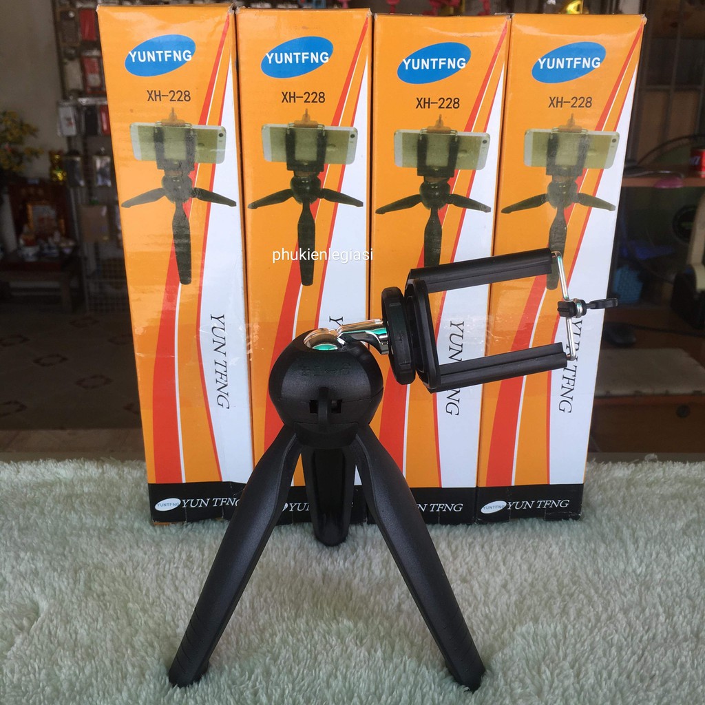 Giá Đỡ Chụp Hình Tripod Mini YT 228 Dùng Cho ĐT