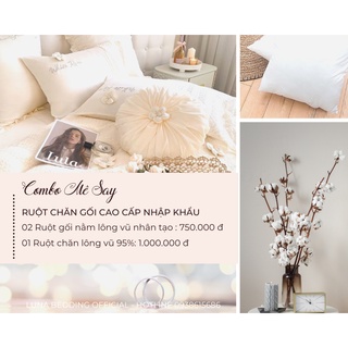 Combo Ruột Chăn Ruột Gối Luna Bedding