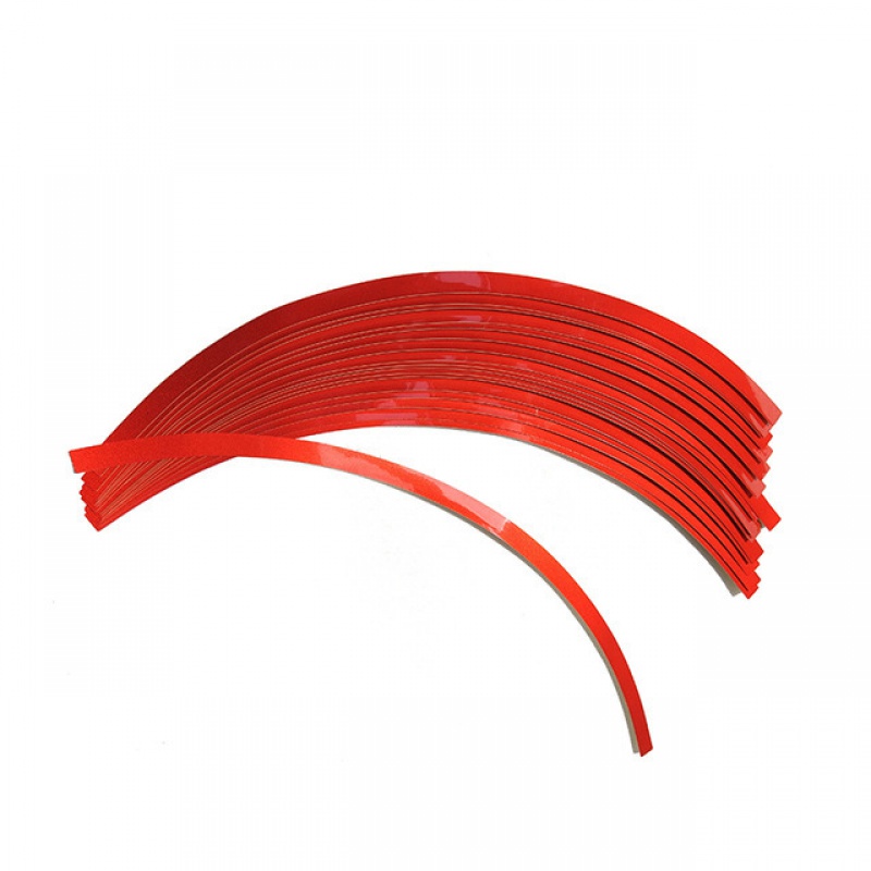 Miếng Dán Viền Bánh Xe Phản Quang 17 18 19 inch Bằng Thép Trang Trí Xe Hơi / Xe Máy