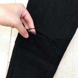 Quần bò đen skinny