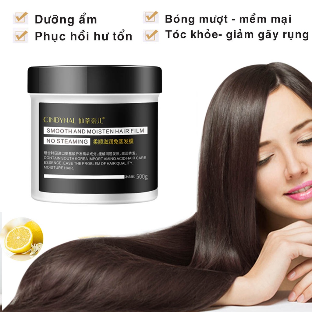 Kem ủ tóc KERATIN Dầu dưỡng tóc Mặt nạ tóc 500ML kem hấp dầu ủ tóc chuyên nghiệp giàu Keratin nuôi dưỡng tóc chắc khỏe phục hồi tóc hư tổn nặng