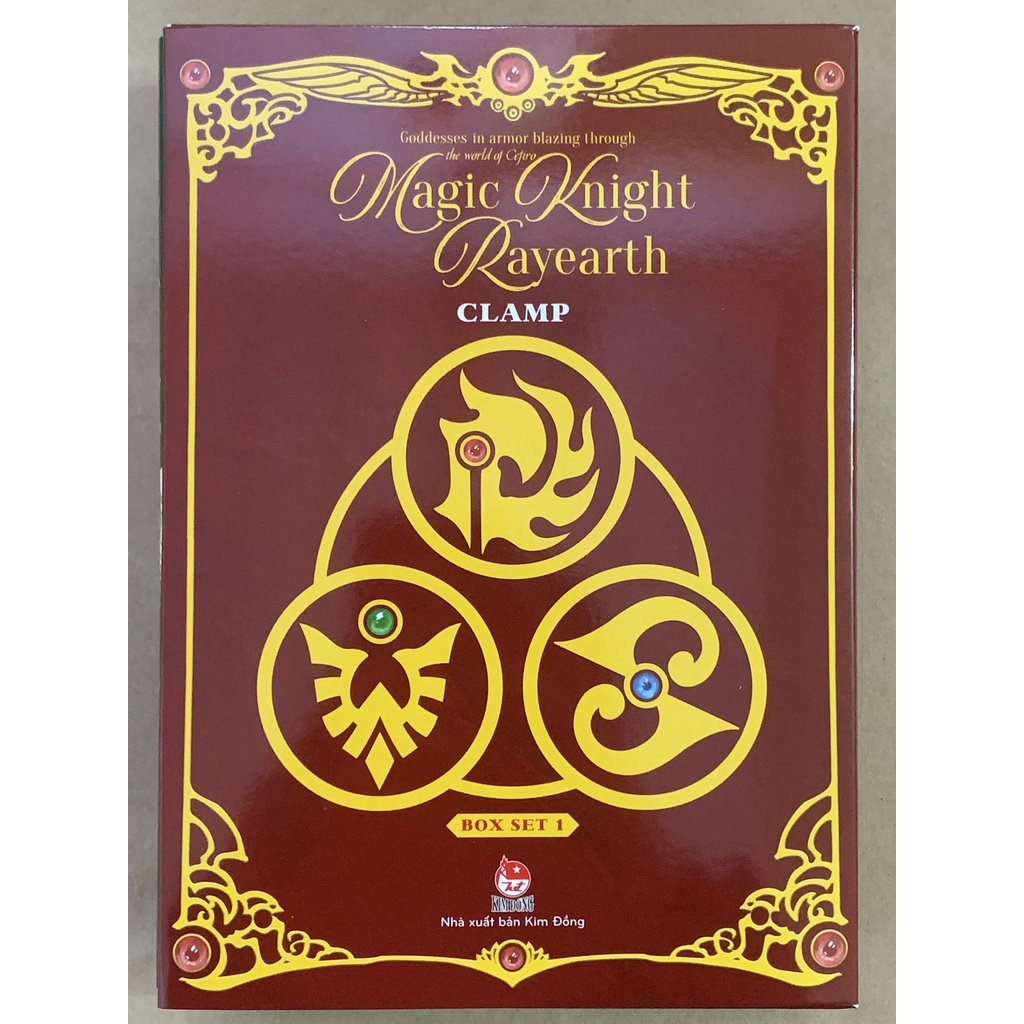 Sách - Boxset Hiệp Sĩ Phép Màu - Magic Knight Rayearth (Bộ 3 Cuốn) - Tặng Kèm Thẻ Nhân Vật