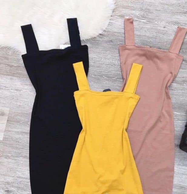 Váy body 2 dây bản to dáng dài | BigBuy360 - bigbuy360.vn