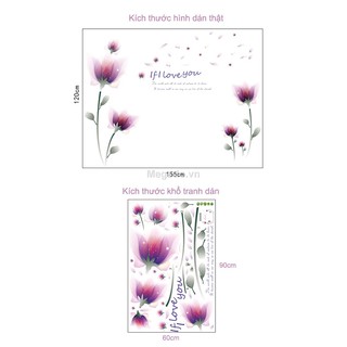 Hoa cánh mỏng tím nhạt B037
