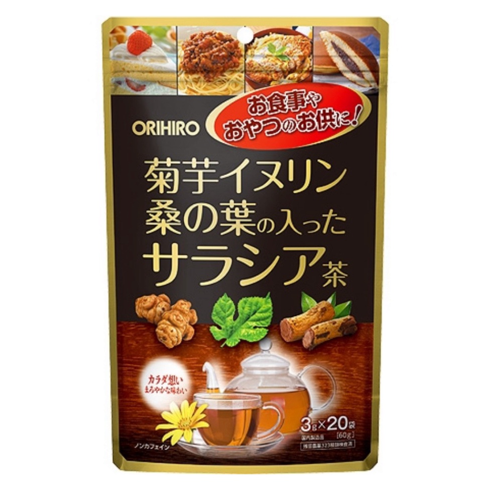 Trà cúc vu dâu tằm Salacia hỗ trợ giảm cân Orihiro 20 gói