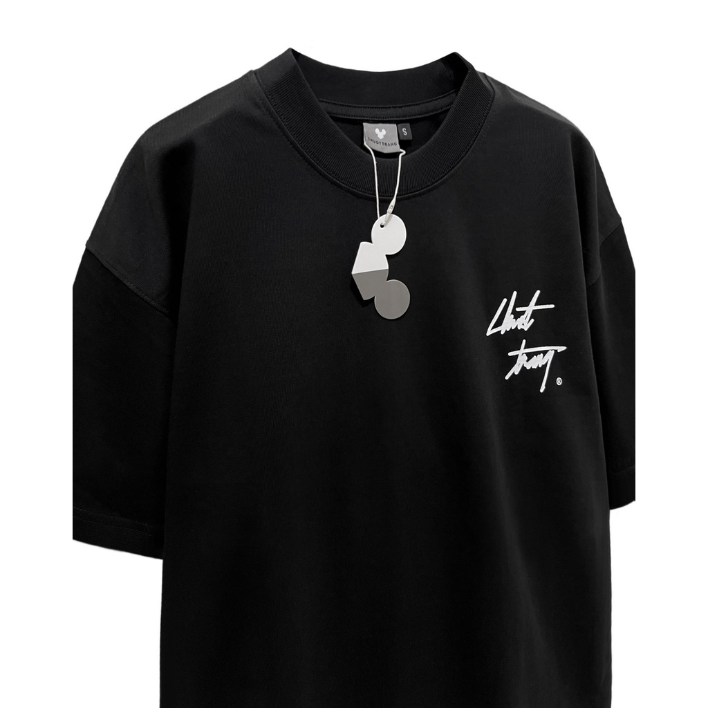 ÁO THUN BIG SS đen CHUOTTRANG