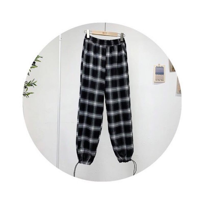quần vải kẻ 249k