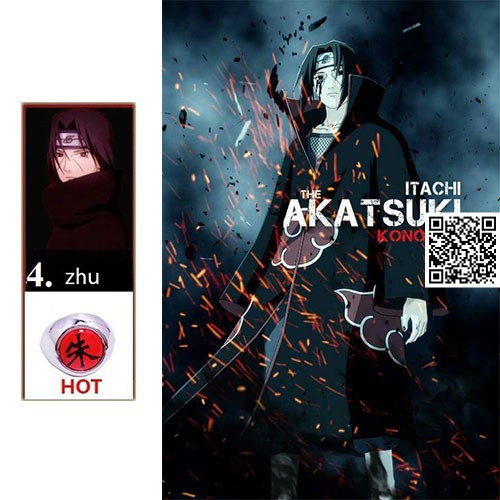 Nhẫn tổ chức Akatsuki Naruto nhiều hình 1051