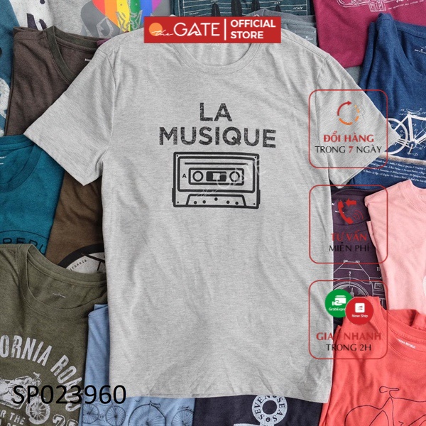 Áo thun Ngắn tay Tee Cộc La Musique