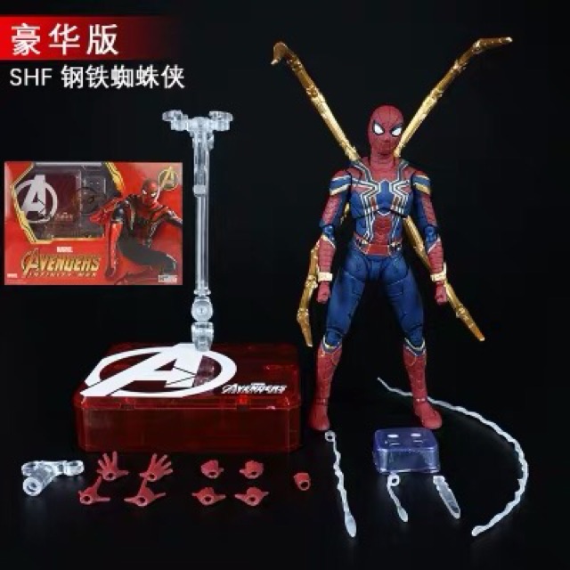 Mô hình spider man SHF Infinity War