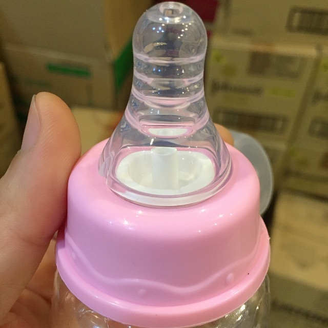 [ CÓ VAN CHỐNG SẶC ] Bình Sữa Nhí 60ml DOLPHIN - HÀNG CÔNG TY - An toàn cho các bé từ sơ sinh