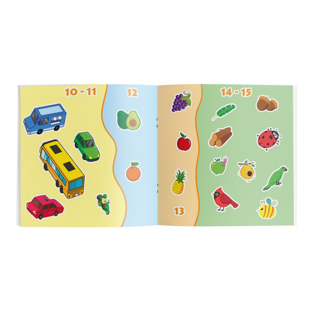 Sách Miếng Dán Thông Minh Cho Bé - My First Sticker Book (Bộ 3 Cuốn)