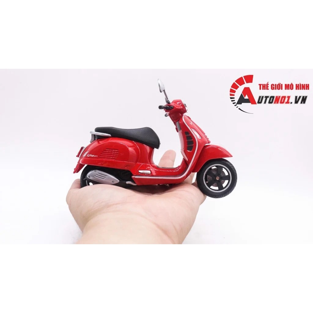 Mô hình xe Vespa primavera 150 - Gts super 2020 1:12 Maisto Welly