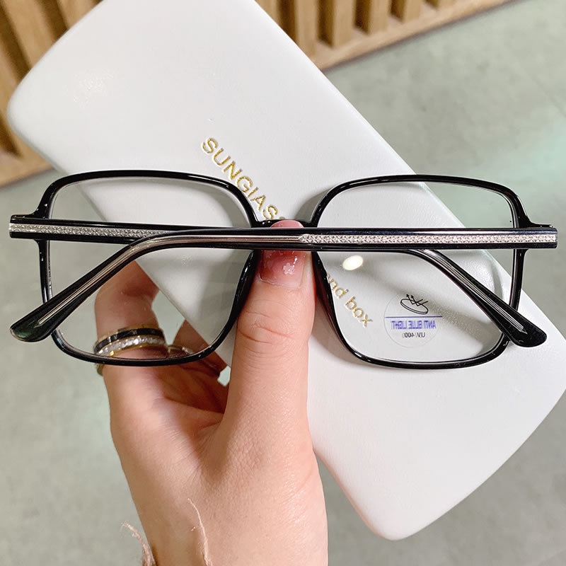 Mắt kính cận Viendo dáng vuông chống ánh sáng xanh thời trang với độ cận 0-6.0 độ trẻ trung cho nam và nữ(có thể cắt cận thị ống kính)
