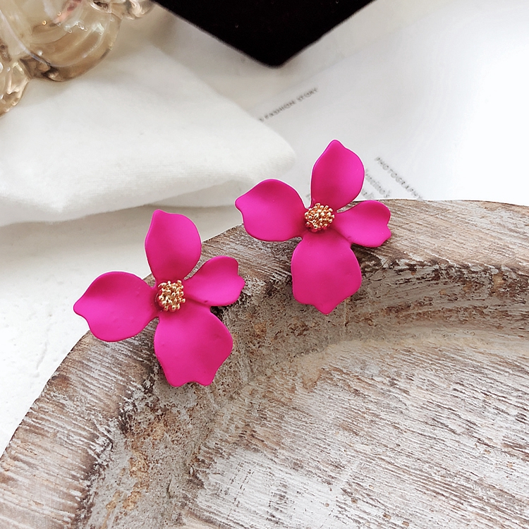 Bông Tai Nữ Hình Bông Hoa Thời Trang Hàn Quốc