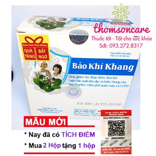 Bảo khí khang - Tăng cường sức khỏe hô hấp - Hộp to 120 viên
