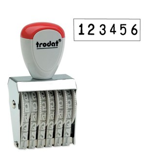 Dấu đóng số xoay tay trodat 1546 cao 4mm 6 số number stamp