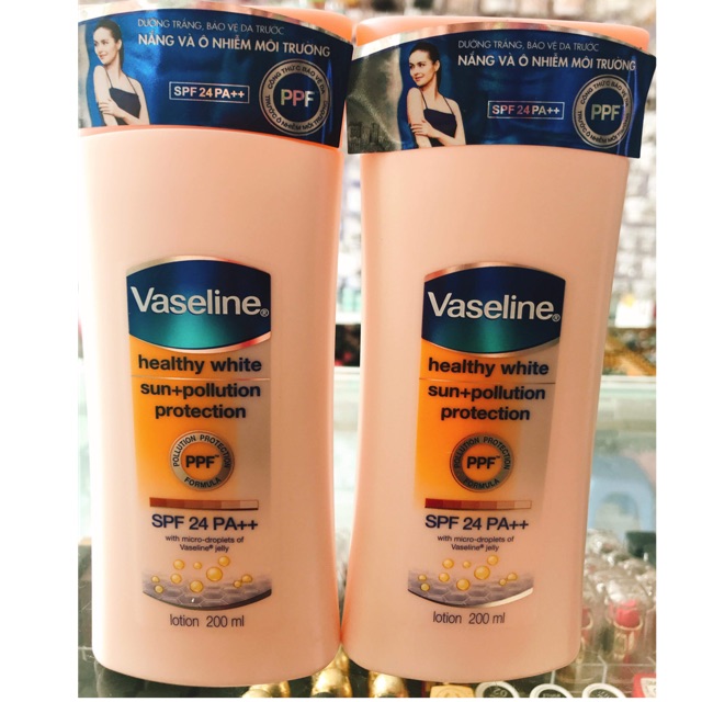 SỮA DƯỠNG THỂ TRẮNG DA CHỐNG VASELINE