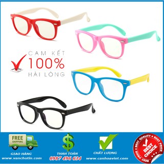 Kính thời trang cho bé trai bé gái V26 Phúc Hà Kính không độ chắn gió chắn bụi chống tia cực tím