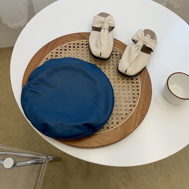 Mũ nồi da màu trơn phong cách retro thời trang Hàn quốc