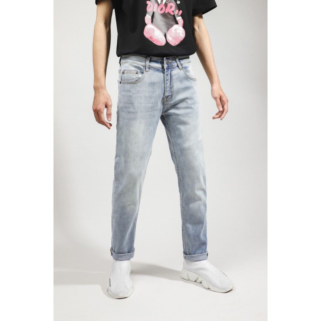 |Hẻm Store| Quần Jean nam, quần bò nam SATOSHI form slimfit ống ôm gọn chất jean co dãn thoải mái | BigBuy360 - bigbuy360.vn