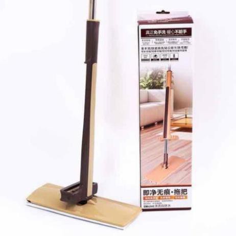 Cây lau nhà tự vắt phẳng thông minh Spin Mop xoay 360 độ - đồ dùng vệ sinh nhà cửa cao cấp FUJIKA
