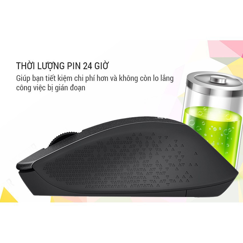 Chuột Không Dây Logitech M331 Silent Plus (màu đen)...