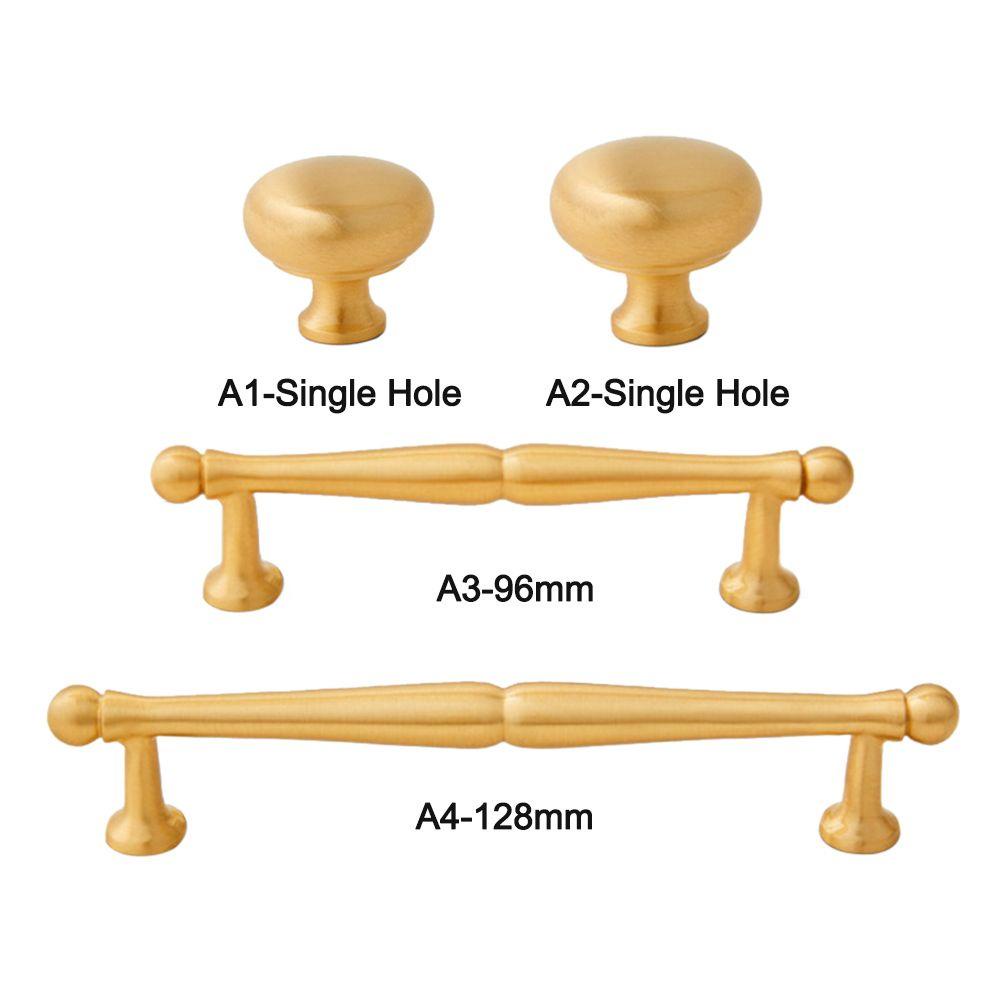 Tay Nắm Cửa Tủ Bằng Đồng Thau Phong Cách Cổ Điển